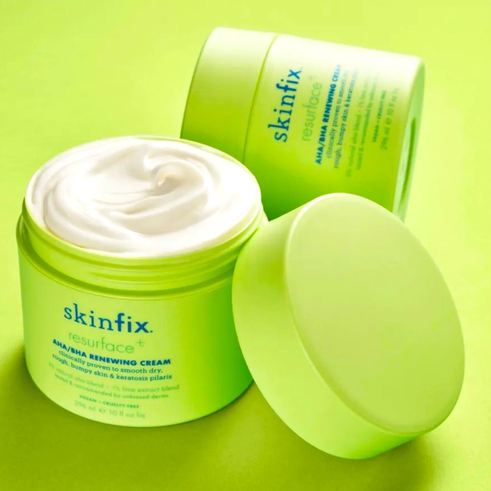 New, Skinfix Resurface+ AHA/BHA Renewing Body Cream 296 mL / 10 oz.